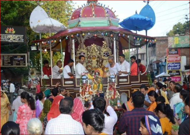 भगवान जगन्नाथ की शोभायात्रा